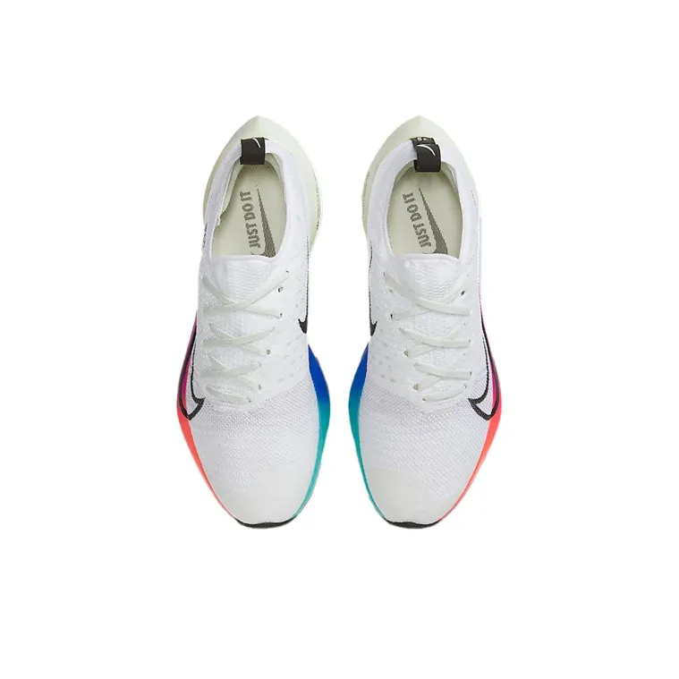 Nike Air Zoom Tempo Next% Flyknit White Hyper Violet Flash Crimson GS-3