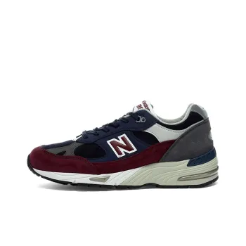 New Balance 991 Navy Burgundy