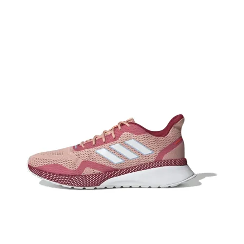 Adidas Novafvse X Running Shoes Women's Low-Top Brown/Pink