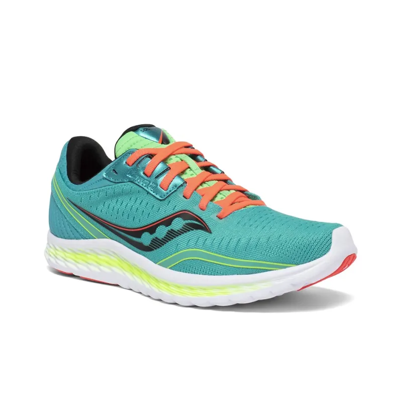 Saucony Kinvara Elite Bloom 11 Low-Top Running Shoes Women's Blue Green-2