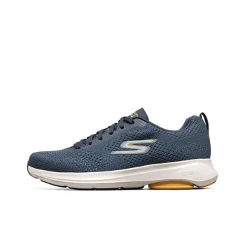 Skechers Go Run Viz Tech Running Shoes Men Low Top Marine Blue/Yellow