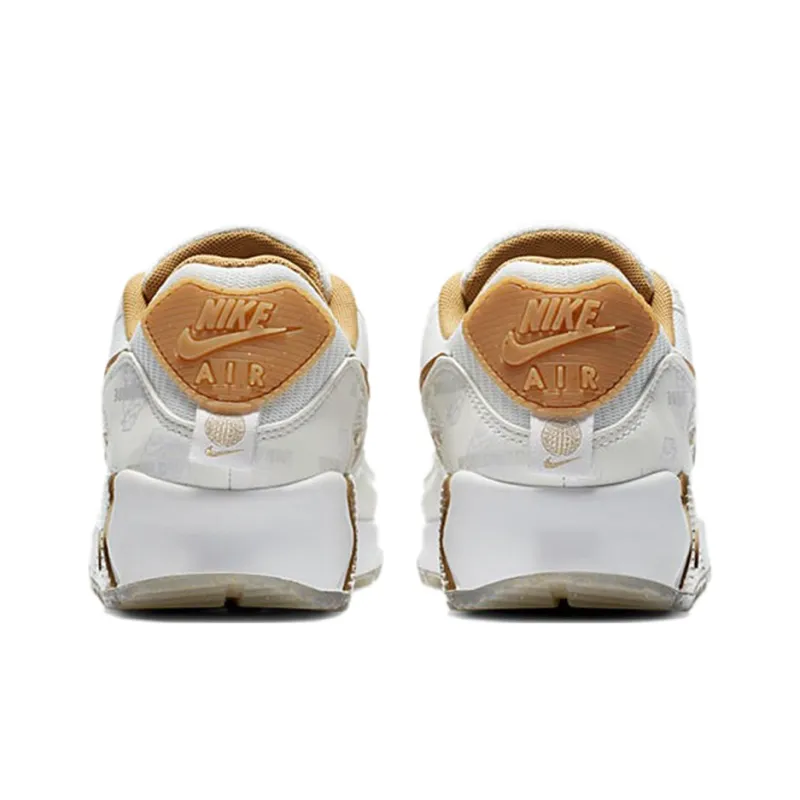Nike Air Max 90 Worldwide White Gold Women's-3