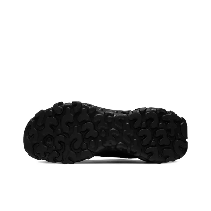Nike React Vision Shock Absorbers Slip Resistant, Abrasion Resistant, Breathable Low Top Running Shoes GS Pure Black-5