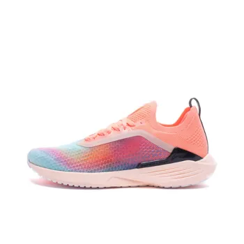 LiNing Super Light 17 Lightweight, Wear resistant, And Non slip Low Top Running Shoes Women's Orange Pink