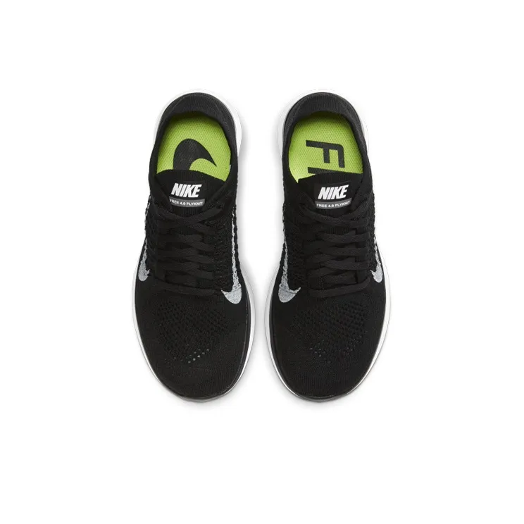 Nike Free 4.0 Flyknit Black White 2020 Women's-3
