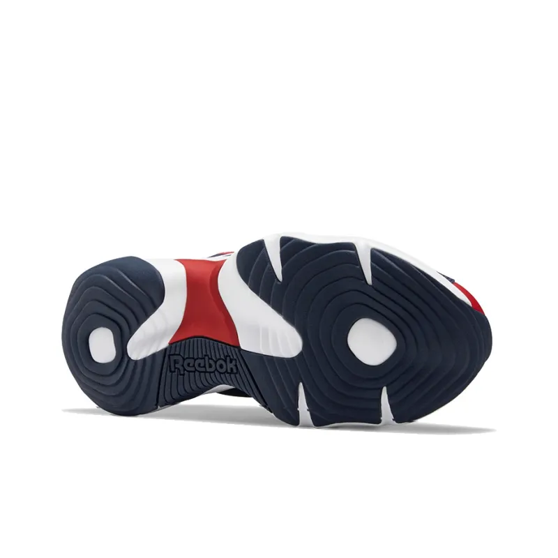 Reebok Runner Cushioning Anti-Slip And Wear-Resistant Low-Top Running Shoes Unisex Blue Gray Red-5