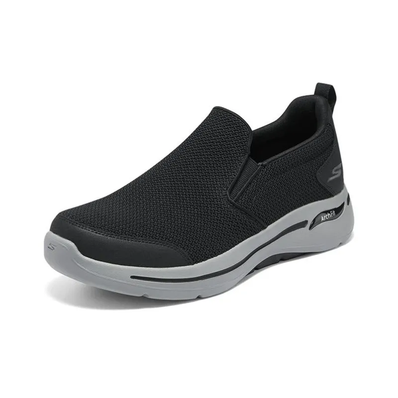 Skechers Go Walk Arch Fit Conference 'Black Grey'-2