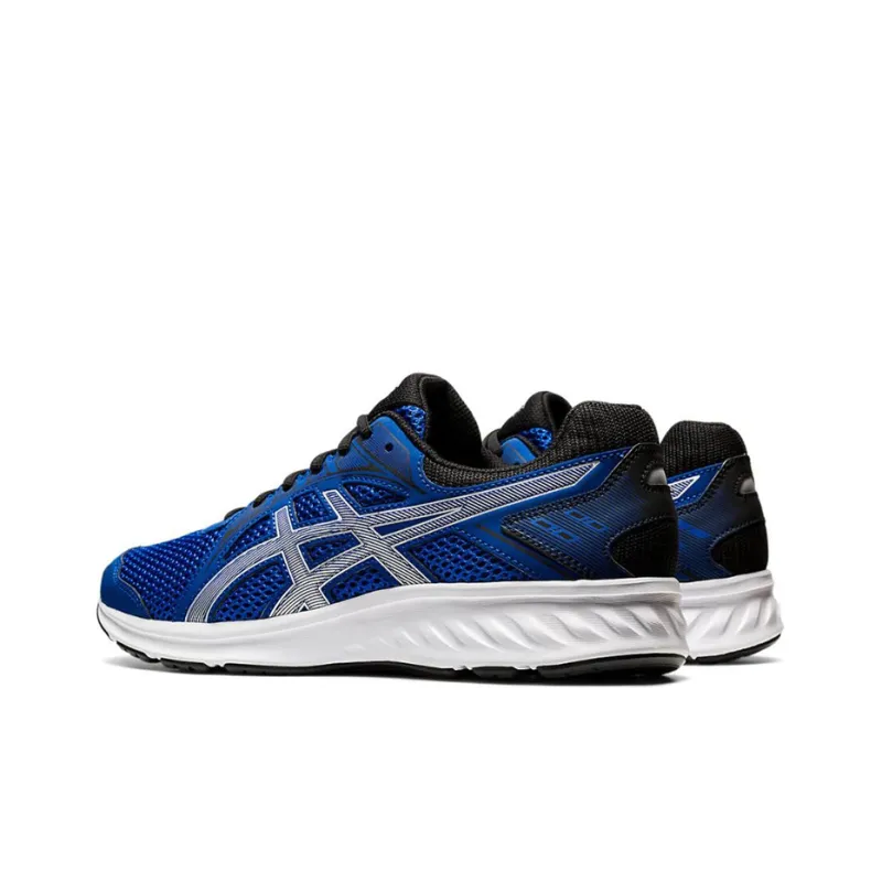 Asics Jolt 2 Slip Resistant, Abrasion Resistant, Breathable Low Top Shoes Men's Blue Silver-3