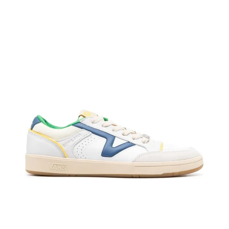 Vans Lowland CC Anti Slip Wear Resistant Low Top Skateboard Shoes Men's White Blue-1