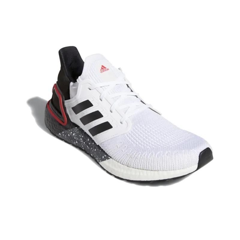 Adidas Ultra Boost 20 White Scarlet-2