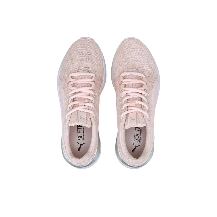 PUMA Adela Cushioned Wear-Resistant Lightweight Low-Top Running Shoes Women's Pink Silver-2