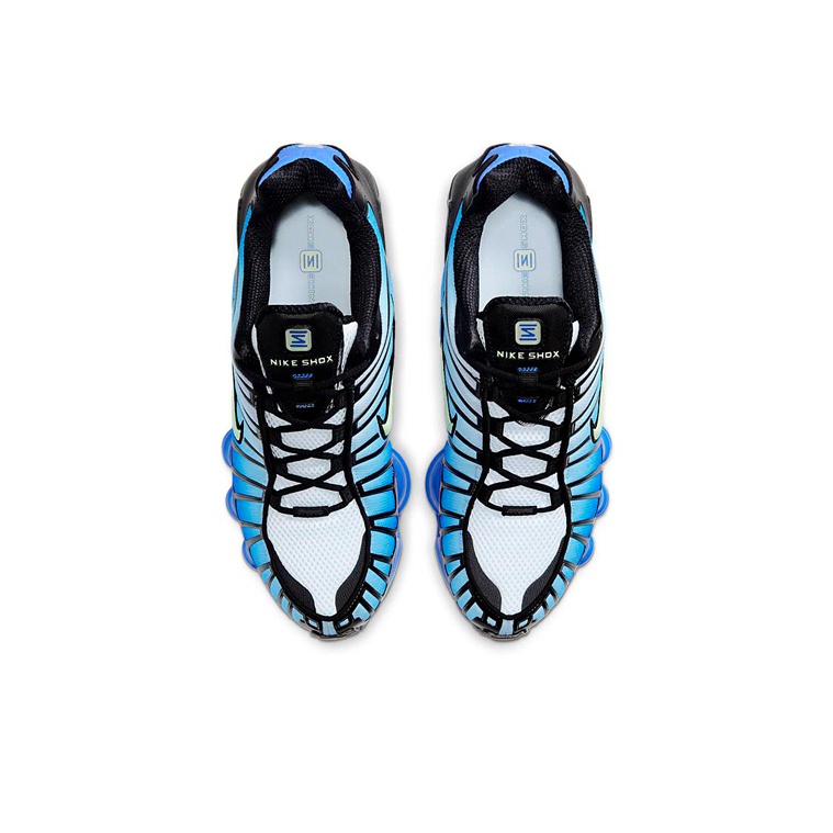 Nike shox azules best sale