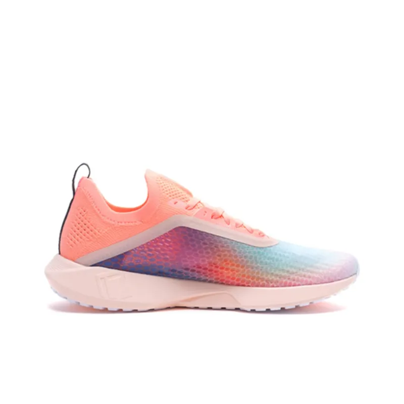LiNing Super Light 17 Lightweight, Wear resistant, And Non slip Low Top Running Shoes Women's Orange Pink-1
