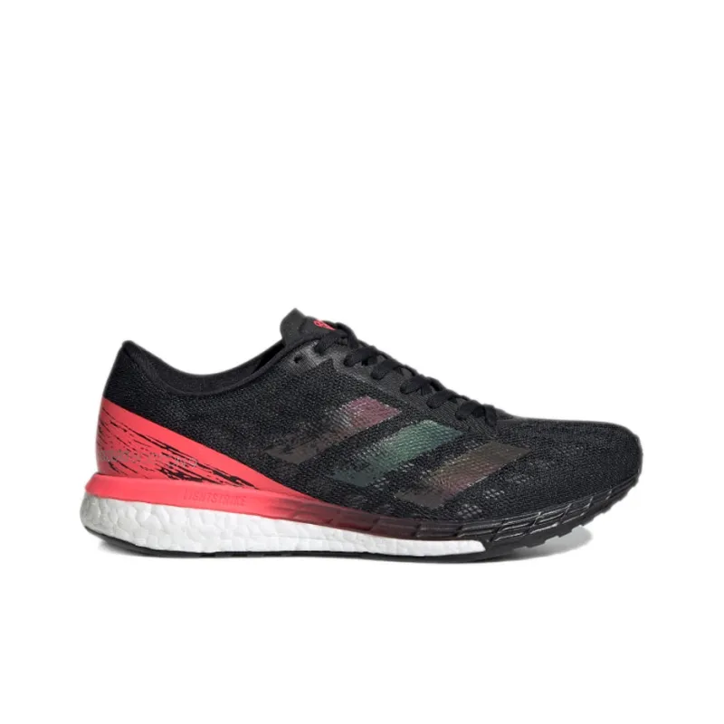 Adidas Adizero Boston 9 Black Signal Pink Women's-1