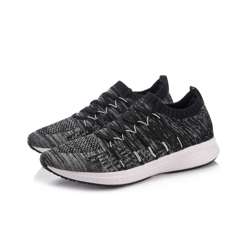 LiNing Speed Star Cushioning Low Top Running Shoes Women's Black Gray-2