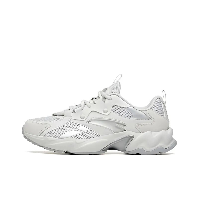 Anta Shock Absorbers Low Top Running Shoes Men's White Gray-0