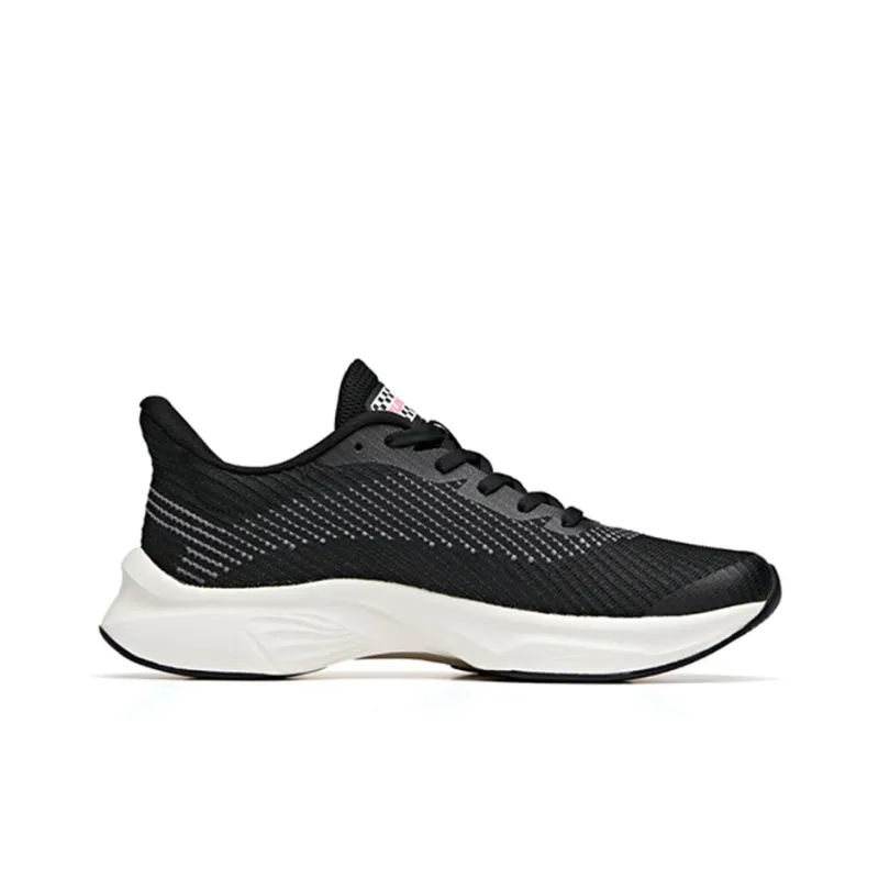 Anta Edge Anti-Slip Wear-Resistant Low-Top Running Shoes Women's Black-1
