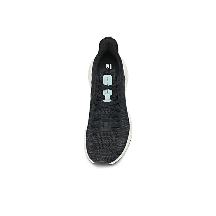 Anta Cushioning Lightweight Rebound Low-Top Running Shoes Men's Black-3
