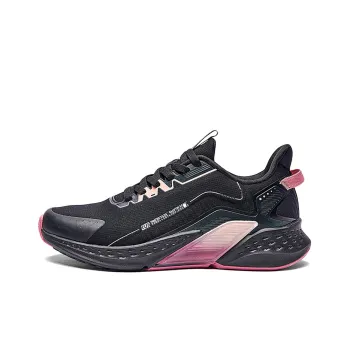 361° Bounce Technology Breathable Low Top Running Shoes Women's Black Pink Comfortable Sports