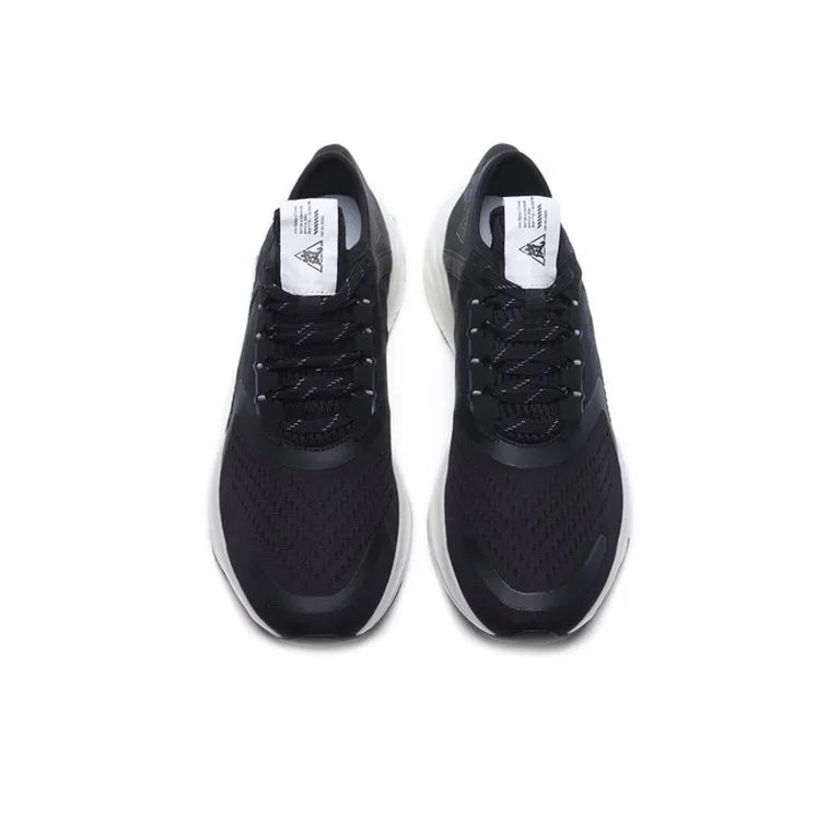 LiNing Arashi Shock Absorbing, Non Slip, Wear Resistant, Breathable And Lightweight Low Top Running Shoes Men's Black-3