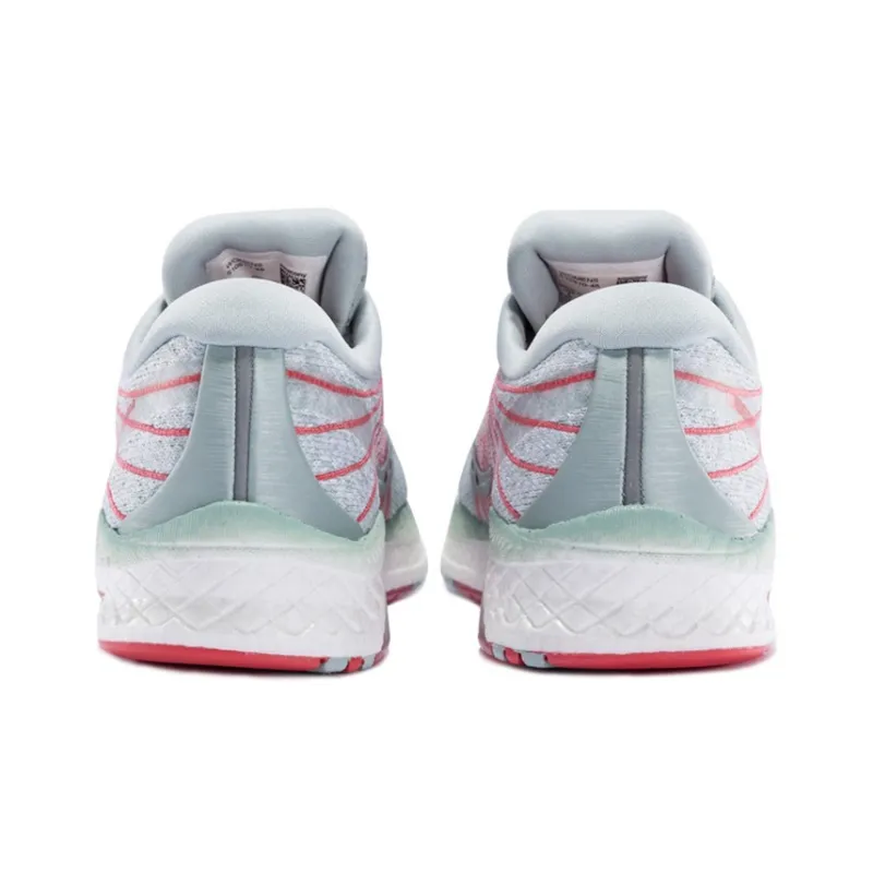 Saucony Liberty ISO 2 Liberate Support Low-Top Running Shoes Women's Ash Coral Red-3
