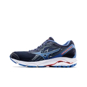 Mizuno Mizuno Inspire 14 Cushioned Slip-Resistant Low-Top Running Shoes Men's Navy Blue