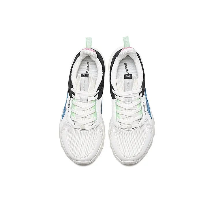 361° Low Top Running Shoes Women's White Blue-2