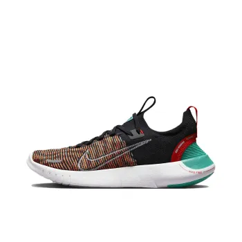 Nike Free RN Black Picante Red Women's