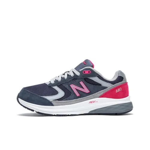 New Balance NB 880 Running Shoes Women's Low-Top Dark Blue Pink