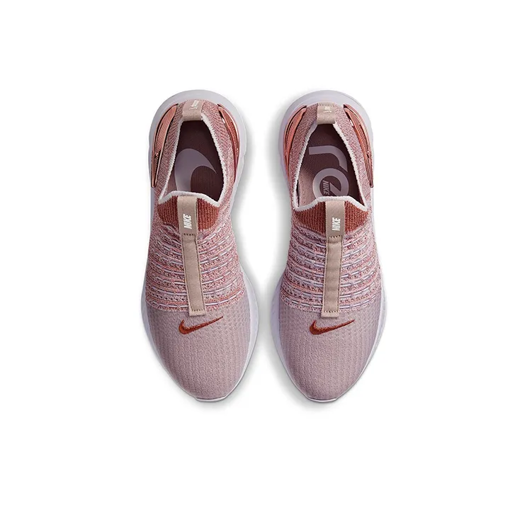 Nike React Phantom Run Flyknit 2 Premium Fossil Stone Metallic Women's-3