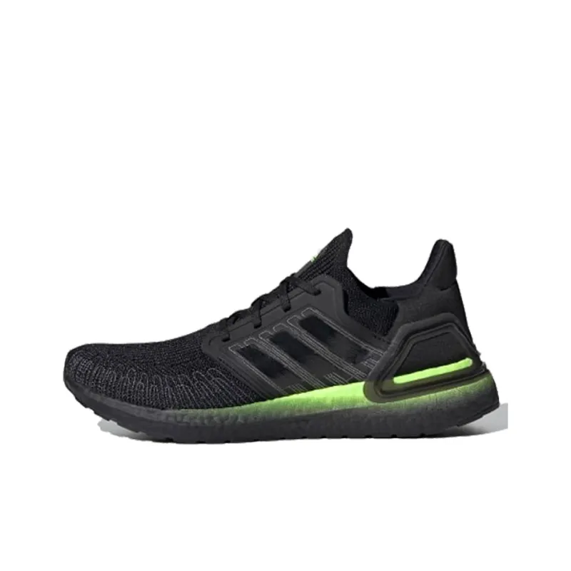 adidas Ultraboost 20 Black Signal Green-0