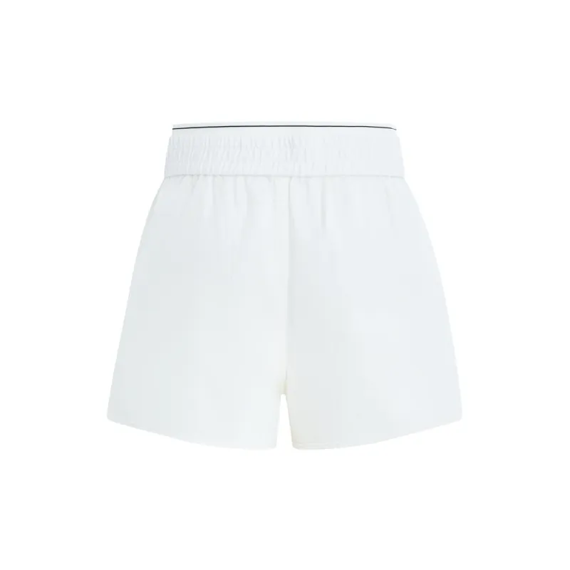 MO&CO Denim Shorts Women's Denim White-1
