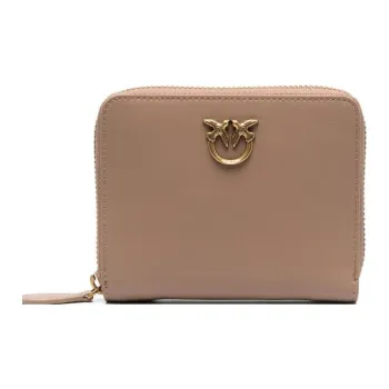 PINKO Leather Wallet Regular Women's Beige
