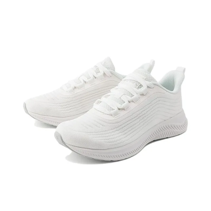 Kappa Anti Slip Wear Resistant Low Top Running Shoes Unisex White-2