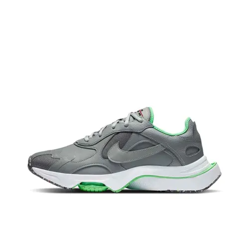 Nike Air Zoom Division Running Shoes Men Low-Top Gray/White/Green