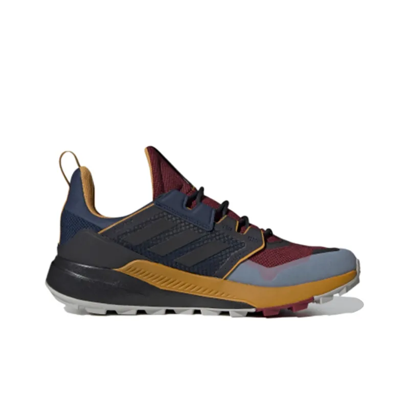 Adidas Terrex Trailmaker Gt Breathable Low-Top Casual Running Shoes Men's Red Black Blue-1