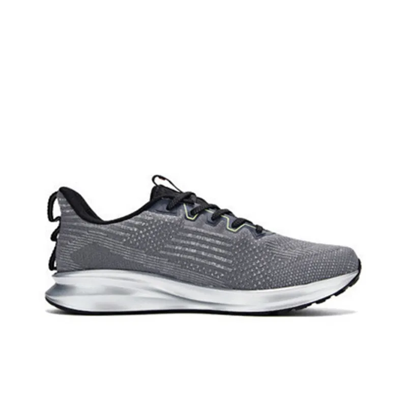361° Titanium Speed 2.0 Q Bouncy Breathable Low Top Running Shoes Men's Silver Gray-1