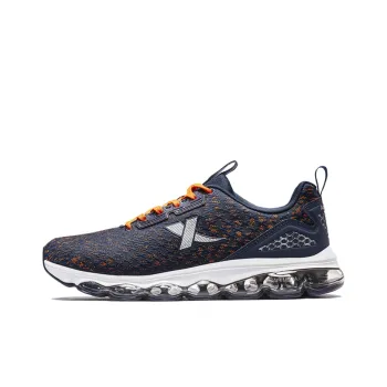XTEP Generation 1 Air Cushion Cushioned Slip Resistant Low Top Running Shoes Men's Orchid Orange