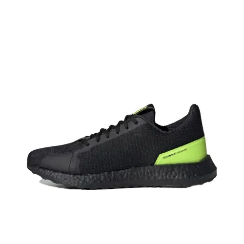 Adidas Senseboost Go Running Shoes Men Low-Top Black/Neon Yellow