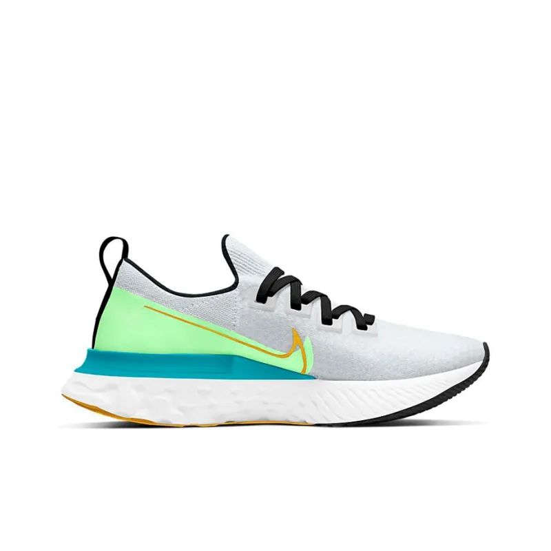 Nike React Infinity Run Flyknit Premium 'Pure Platinum Cardinal Red' Women's-1