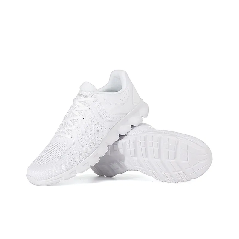 LiNing Lightweight Cushioning Low Top Running Shoes Unisex White-3