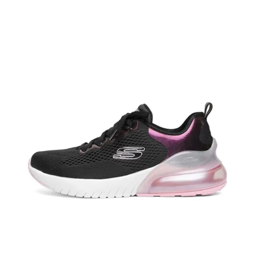 Skechers Skech-Air Stratus Running Shoes Women's Low-Top Black/White/Pink