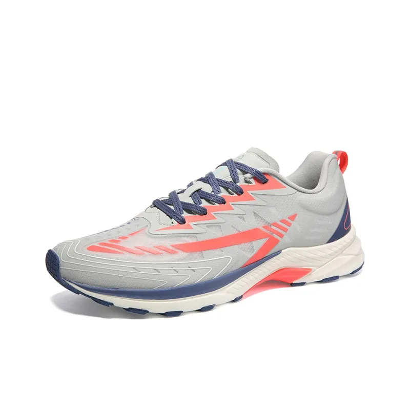 PEAK BOOM Pro Wear resistant And Lightweight Low Top Running Shoes Men's Ice Gray-2