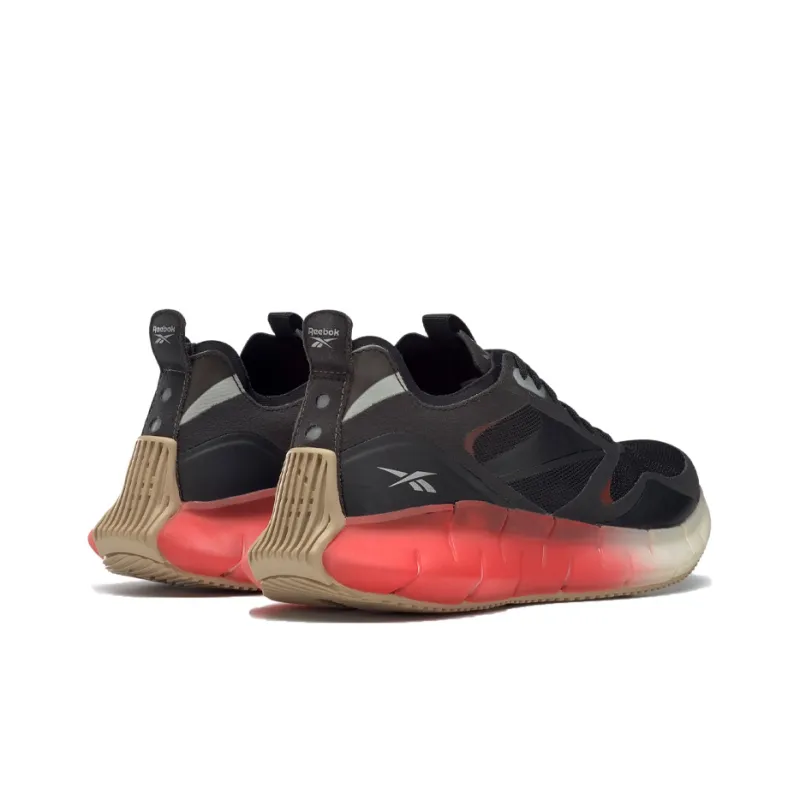 Reebok Zig Kinetica Horizon Black Maroon Women's-3