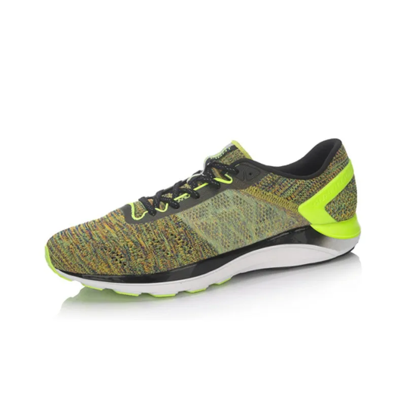 LiNing Super Light 14 Cushioning Low-Top Running Shoes Unisex Neon Green Black-1
