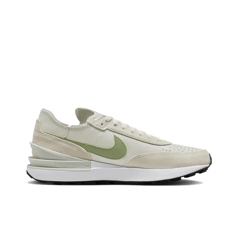 Nike Waffle One Leather 'Light Bone Oil Green'-1