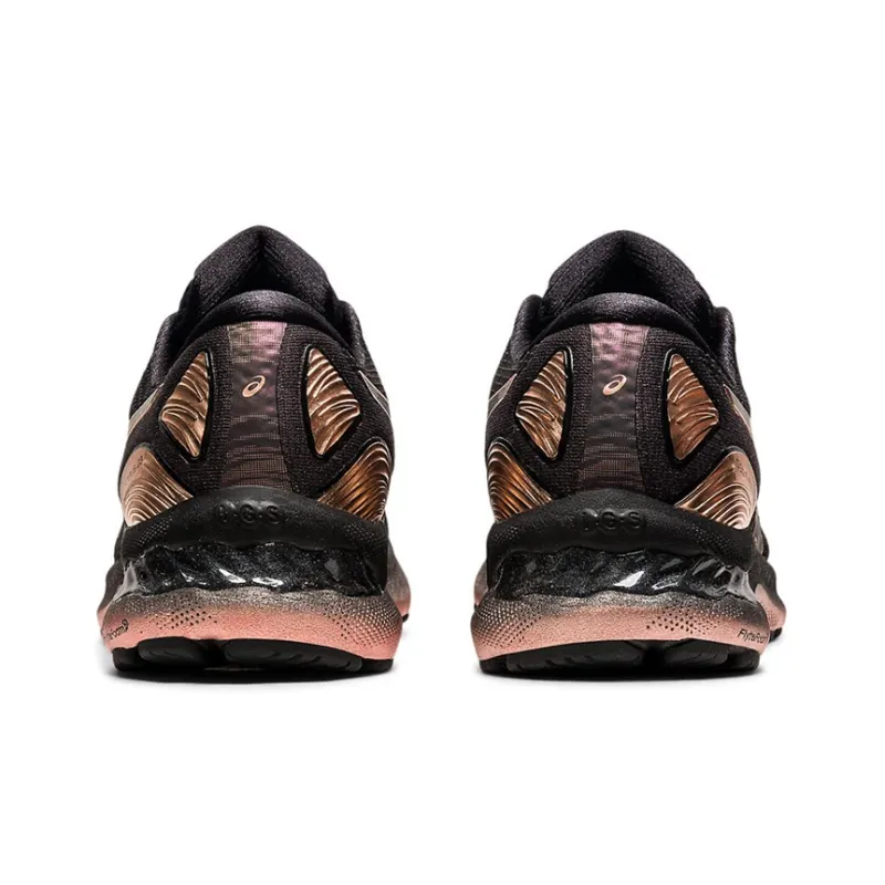 Asics Gel Nimbus 23 Platinum 'Black Rose Gold' Women's-3