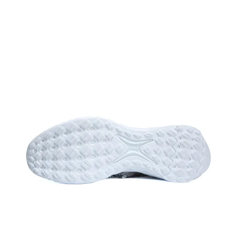 PEAK Durable Breathable Low Top Running Shoes Men's White-4