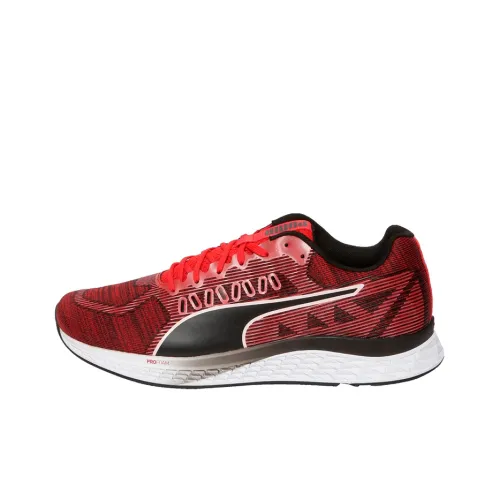 PUMA Speed Sutamina Black/White/Red Low Sneakers