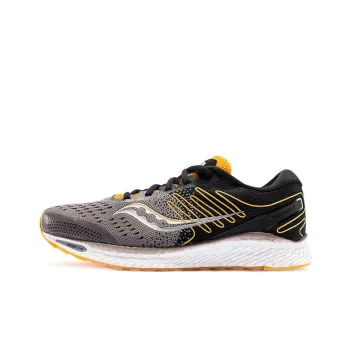 Saucony Freedom 3 Cushioning Anti-Slip And Wear-Resistant Low-Top Running Shoes Men's Black Yellow